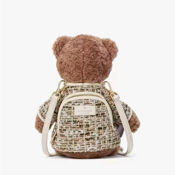 NWT- Kate Spade Oh What Fun 3D Teddy Bear Crossbody